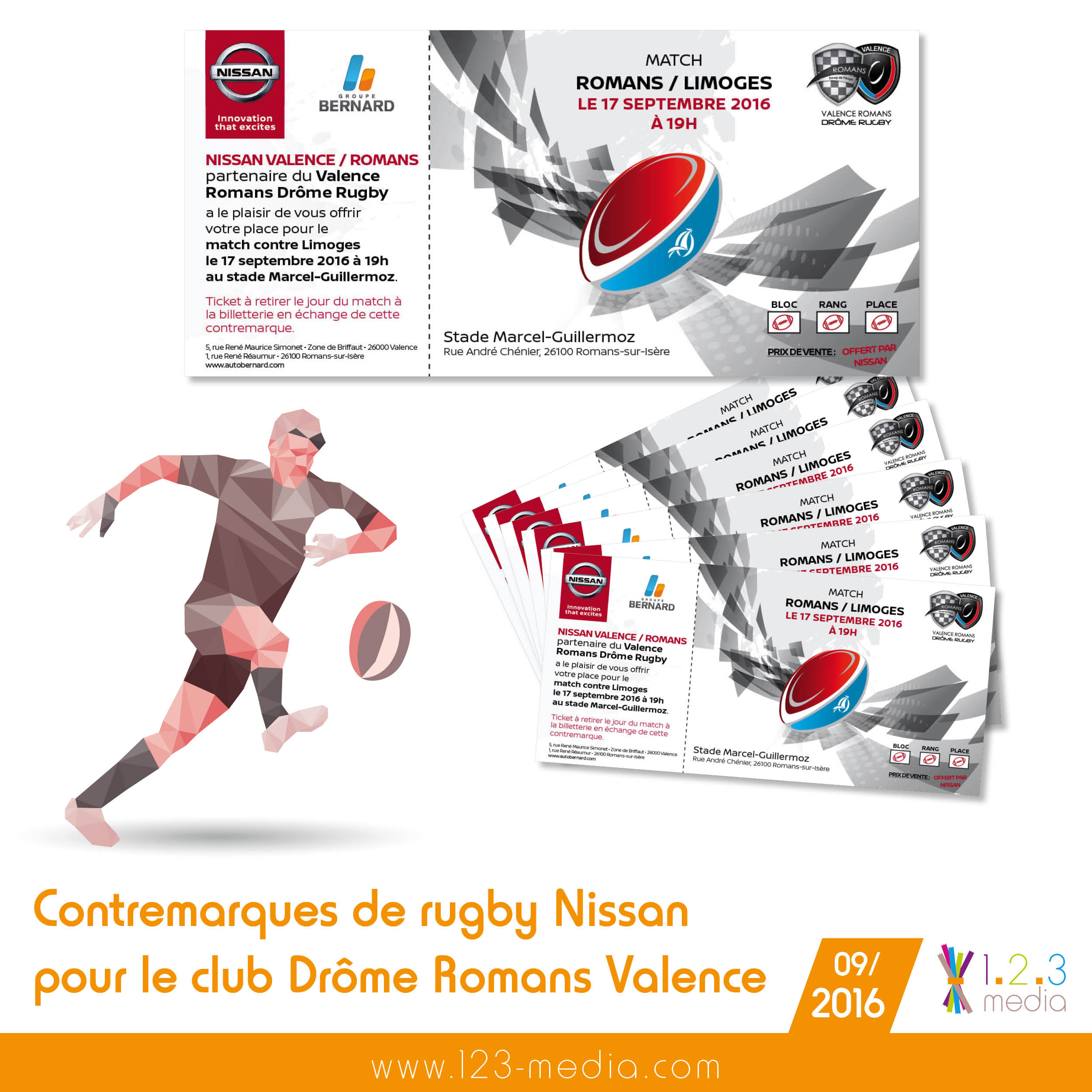 Nissan partenaire du Valence Romans Drôme Rugby